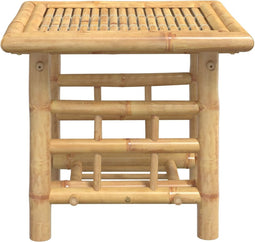 vidaXL - Bijzettafel - 45x45x45 - cm - bamboe