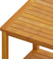 vidaXL - Bijzettafel - 45x45x45 - cm - massief - acaciahout