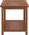 vidaXL - Bijzettafel - 45x45x45 - cm - massief - acaciahout