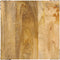 vidaXL - Bijzettafel - 45x45x50 - cm - massief - mangohout - en - ijzer