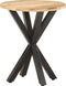vidaXL - Bijzettafel - 48x48x56 - cm - massief - mangohout
