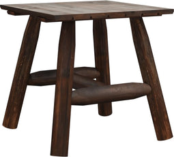 vidaXL - Bijzettafel - 49x49x50 - cm - massief - vurenhout