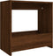 vidaXL - Bijzettafel - 50x26x50 - cm - bewerkt - hout - bruin - eikenkleur