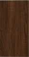 vidaXL - Bijzettafel - 50x26x50 - cm - bewerkt - hout - bruin - eikenkleur