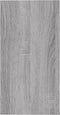 vidaXL - Bijzettafel - 50x26x50 - cm - bewerkt - hout - grijs - sonoma - eikenkleurig