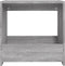 vidaXL - Bijzettafel - 50x26x50 - cm - bewerkt - hout - grijs - sonoma - eikenkleurig