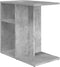 vidaXL - Bijzettafel - 50x30x50 - cm - bewerkt - hout - betongrijs