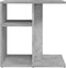 vidaXL - Bijzettafel - 50x30x50 - cm - bewerkt - hout - betongrijs