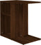 vidaXL - Bijzettafel - 50x30x50 - cm - bewerkt - hout - bruin - eikenkleur