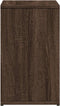 vidaXL - Bijzettafel - 50x30x50 - cm - bewerkt - hout - bruin - eikenkleur
