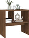 vidaXL - Bijzettafel - 50x30x50 - cm - bewerkt - hout - bruin - eikenkleur