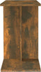 vidaXL - Bijzettafel - 50x30x50 - cm - bewerkt - hout - gerookt - eikenkleurig