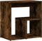 vidaXL - Bijzettafel - 50x30x50 - cm - bewerkt - hout - gerookt - eikenkleurig