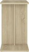 vidaXL - Bijzettafel - 50x30x50 - cm - bewerkt - hout - sonoma - eikenkleurig
