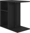 vidaXL - Bijzettafel - 50x30x50 - cm - bewerkt - hout - zwart