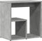vidaXL - Bijzettafel - 50x30x50 - cm - spaanplaat - betongrijs