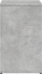 vidaXL - Bijzettafel - 50x30x50 - cm - spaanplaat - betongrijs