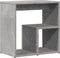 vidaXL - Bijzettafel - 50x30x50 - cm - spaanplaat - betongrijs