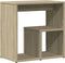 vidaXL - Bijzettafel - 50x30x50 - cm - spaanplaat - sonoma - eikenkleurig