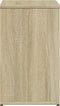 vidaXL - Bijzettafel - 50x30x50 - cm - spaanplaat - sonoma - eikenkleurig