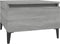 vidaXL - Bijzettafel - 50x46x35 - cm - bewerkt - hout - grijs - sonoma - eikenkleurig