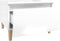 vidaXL - Bijzettafel - 50x46x35 - cm - bewerkt - hout - hoogglans - wit