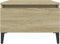 vidaXL - Bijzettafel - 50x46x35 - cm - bewerkt - hout - sonoma - eikenkleurig