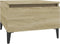 vidaXL - Bijzettafel - 50x46x35 - cm - bewerkt - hout - sonoma - eikenkleurig
