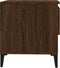 vidaXL - Bijzettafel - 50x46x50 - cm - bewerkt - hout - bruin - eikenkleur