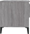 vidaXL - Bijzettafel - 50x46x50 - cm - bewerkt - hout - grijs - sonoma - eikenkleur