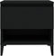 vidaXL - Bijzettafel - 50x46x50 - cm - bewerkt - hout - zwart