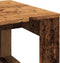 vidaXL - Bijzettafel - 50x50x35 - cm - bewerkt - hout - oud - houtkleurig