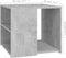 vidaXL - Bijzettafel - 50x50x45 - cm - bewerkt - hout - betongrijs