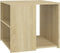 vidaXL - Bijzettafel - 50x50x45 - cm - bewerkt - hout - sonoma - eikenkleurig