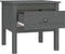 vidaXL - Bijzettafel - 50x50x49 - cm - massief - grenenhout - grijs