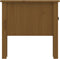 vidaXL - Bijzettafel - 50x50x49 - cm - massief - grenenhout - honingbruin