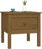 vidaXL - Bijzettafel - 50x50x49 - cm - massief - grenenhout - honingbruin