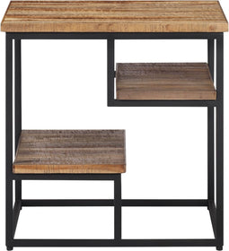 vidaXL - Bijzettafel - 50x50x50 - cm - massief - gerecycled - teakhout