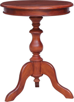 vidaXL - Bijzettafel - 50x50x65 - cm - massief - mahoniehout - bruin