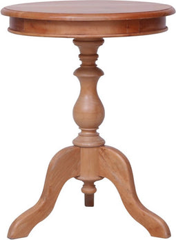 vidaXL - Bijzettafel - 50x50x65 - cm - massief - mahoniehout - natuurlijk