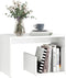 vidaXL - Bijzettafel - 59x36x38 - cm - bewerkt - hout - wit