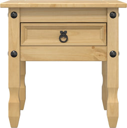 vidaXL - Bijzettafel - Corona - 50x50x50 - cm - massief - grenenhout