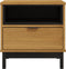 vidaXL - Bijzettafel - FLAM - 50x50x50 - cm - massief - grenenhout
