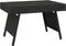 vidaXL - Bijzettafel - inklapbaar - 60x40x38 - cm - poly - rattan - zwart