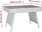 vidaXL - Bijzettafel - inklapbaar - 60x40x38 - cm - poly - rattan - bruin