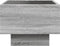 vidaXL - Bijzettafel - met - LED - 40x40x30 - cm - bewerkt - hout - grijs - sonoma - eiken