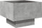 vidaXL - Bijzettafel - met - LED - 40x40x30 - cm - bewerkt - hout - betongrijs