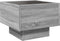 vidaXL - Bijzettafel - met - LED - 40x40x30 - cm - bewerkt - hout - grijs - sonoma - eiken