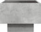 vidaXL - Bijzettafel - met - LED - 40x40x30 - cm - bewerkt - hout - betongrijs