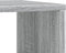 vidaXL - Bijzettafel - met - wieltjes - 50x30x55 - cm - hout - grijs - sonoma - eiken